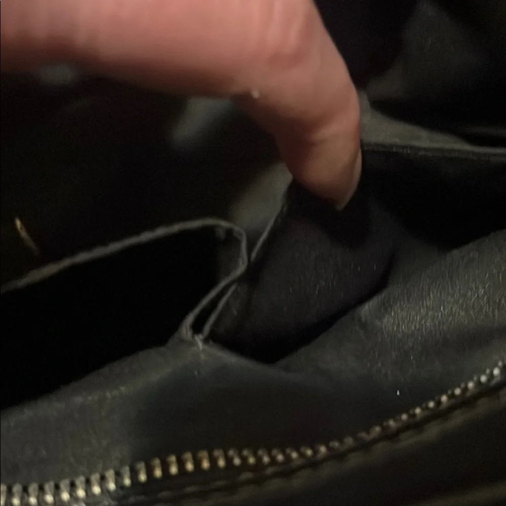 Coach Black Leather Handbag - Picture 5 of 8